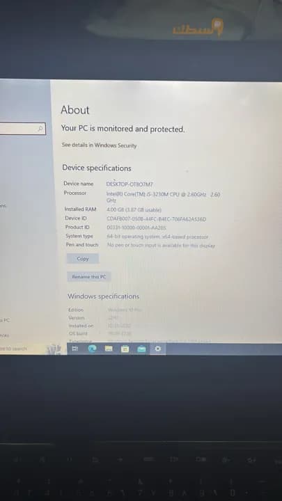 لابتوب lenovoمواصفات بالصورةتخزبن نص تيرابيات ( 500 غيغا)السعر قابل للتفاوضتواصل :0990825138 - 1