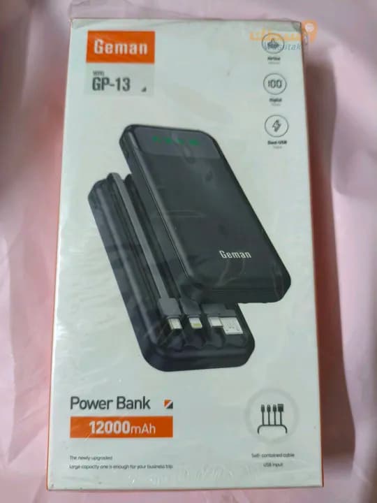 باور بانك جيمان 12,000 ميلي امبير ب٦ مخارج - 1