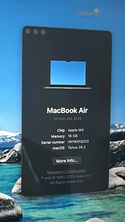 Apple Macbook Air M4 2025 13” 256 GB - 2