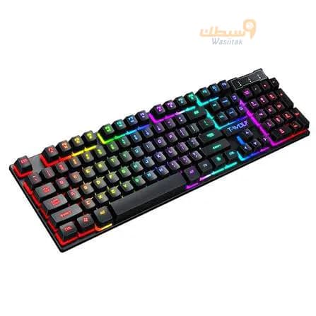 كيبورد وماوس مستعملين ماركة T-WOLF