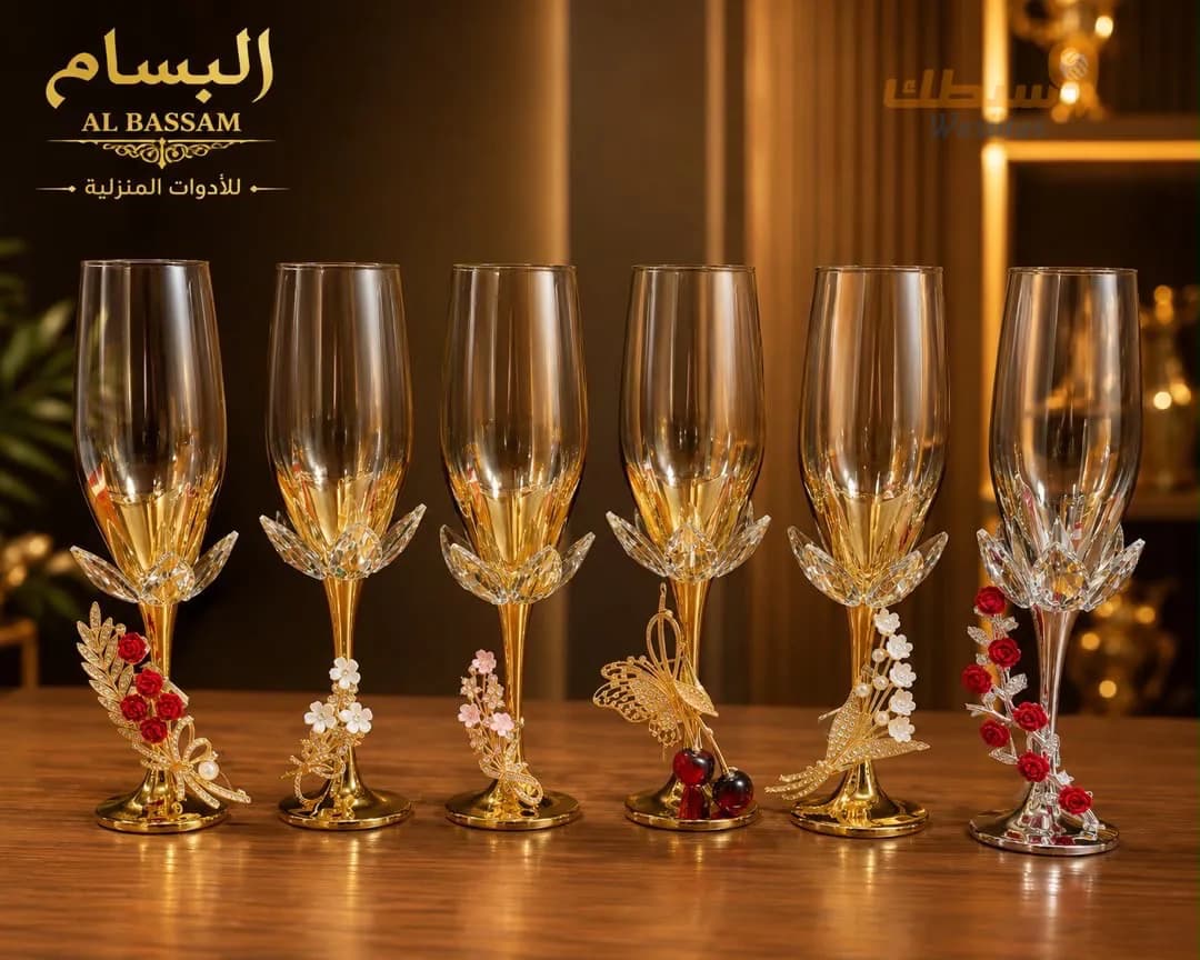 كاسة الملكة كريستال مفردة